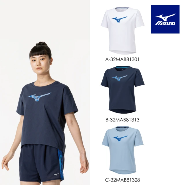 MIZUNO 美津濃 2024 女款短袖紀念圓領衫 32MAB813XX（任選一件）(T恤)