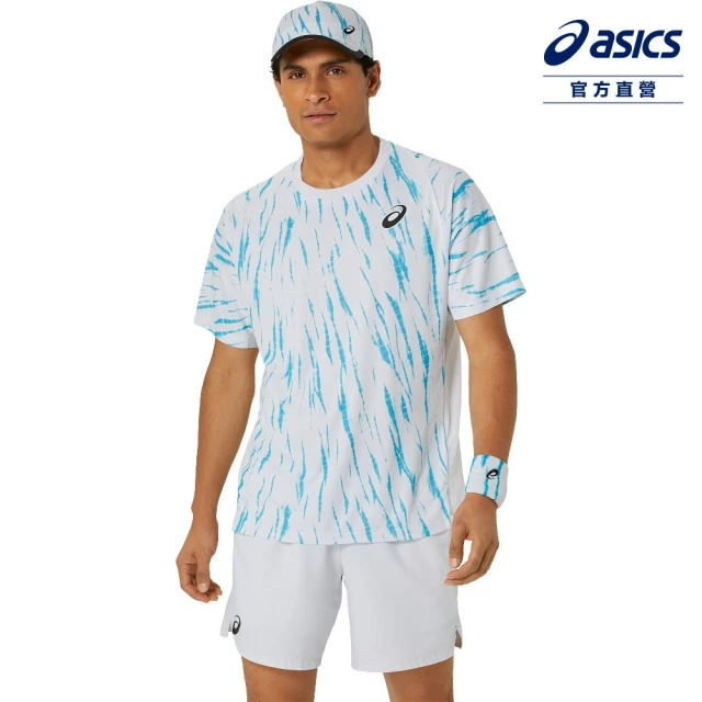 asics 亞瑟士 短袖上衣 男款 PRO-FIT 海外版 網球上衣(2041A302-100)