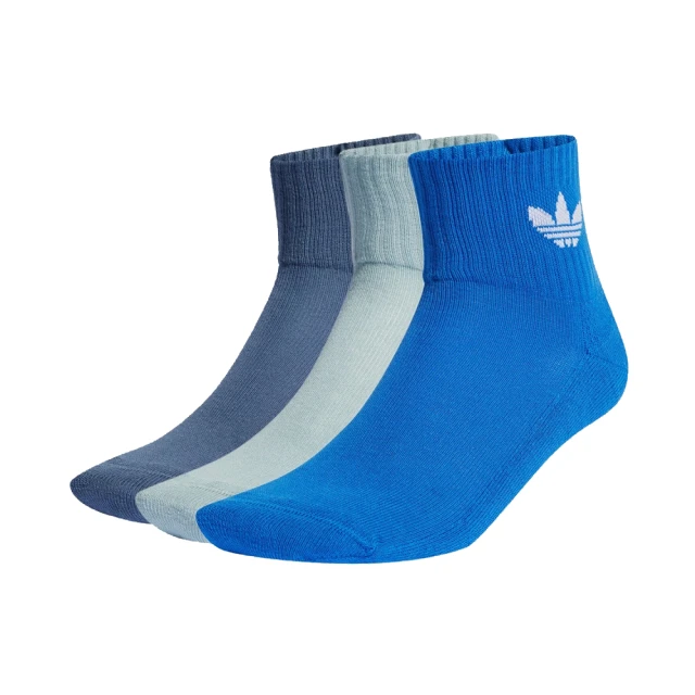 adidas 愛迪達 基本款短襪 三雙 MID ANKLE SCK 男女 - IW9271