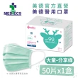 【MEDTECS 美德醫療】醫用口罩5盒組 50入/盒(成人口罩/小臉口罩/大兒童口罩)