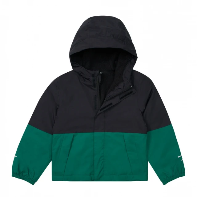 The North Face 北臉 外套 兒童 運動連帽外套 防水透氣 保暖 亞規 B WARM ANTORA 黑綠 NF0A873SNL1