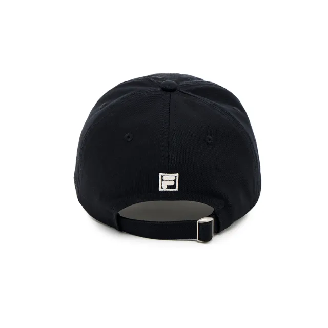 【FILA官方直營】經典LOGO帽/棒球帽-黑色(HTY-5006-BK)