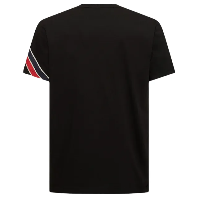 【MONCLER】秋冬新款 男款 左臂品牌LOGO 短袖T恤-黑色(S號、M號、L號、XL號、XXL號)