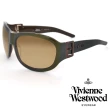【Vivienne Westwood】個性環扣圓框太陽眼鏡(墨綠 VW53704)