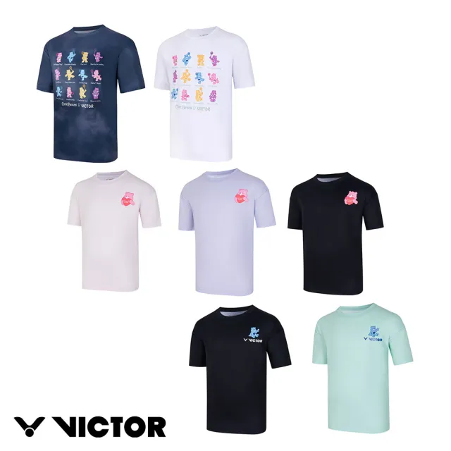 【VICTOR 勝利體育】VICTOR X Care Bears聯名系列T-Shirt(三款 多色選)