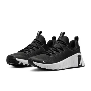 【NIKE 耐吉】運動鞋 慢跑鞋 訓練鞋 女鞋 男鞋 W NIKE FREE METCON 6 Black White 黑色 緩震(FJ7126001)