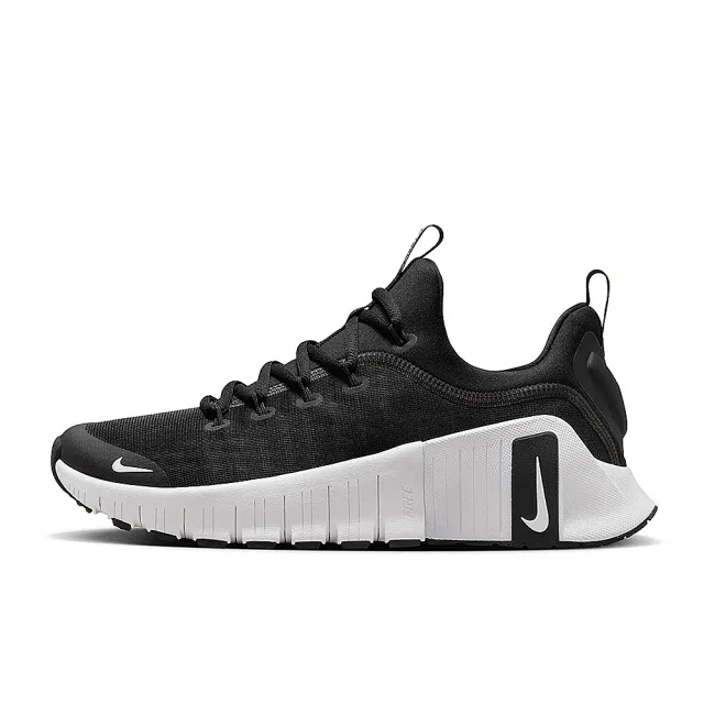 【NIKE 耐吉】運動鞋 慢跑鞋 訓練鞋 女鞋 男鞋 W NIKE FREE METCON 6 Black White 黑色 緩震(FJ7126001)