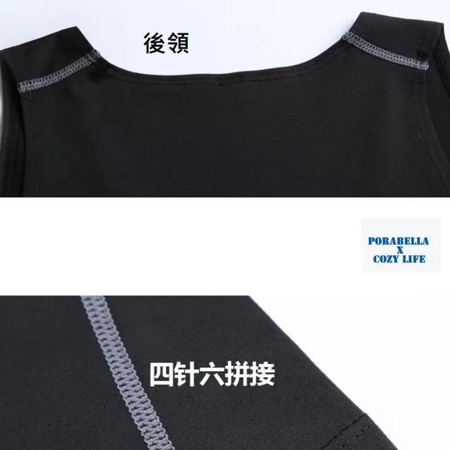 【Porabella】男運動背心 休閒運動背心  籃球 跑步 透氣速乾 無 舒適透氣吸濕排汗彈力寬鬆背心