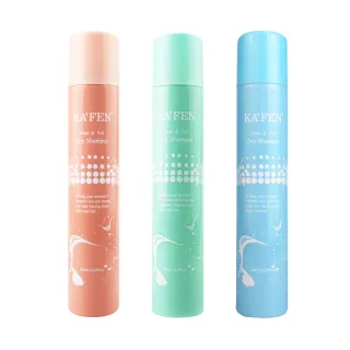 【KAFEN 卡氛_官方直營】蓬鬆乾洗髮霧 300ml 任選2入組(油頭救星 小蒼蘭 香檳玫瑰 無香氛)