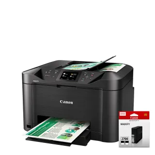 【Canon】MAXIFY MB5170 商用傳真多功能複合機+PGI-2700XL-BK(黑色墨水1顆)