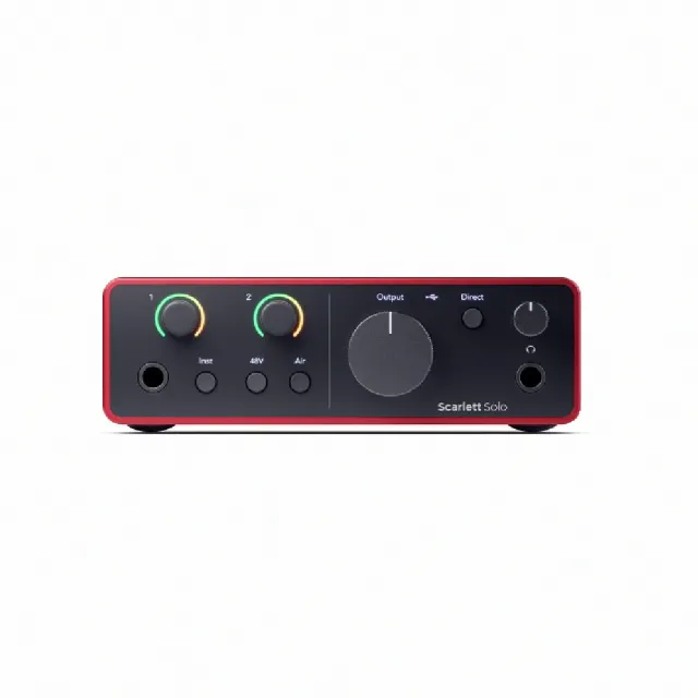 【Focusrite】Scarlett 4th Gen 第4代 Solo 錄音介面(公司貨保證)