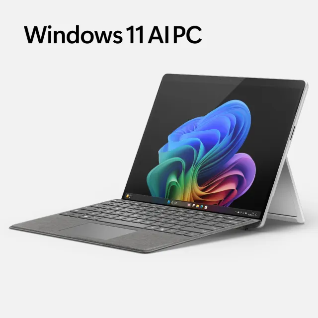 【Microsoft 微軟】鍵盤蓋組★Surface Pro-第11版 13吋-白金(X Plus/16G/256G/W11)