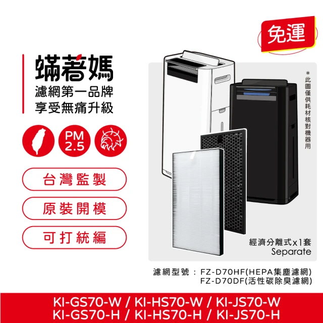 蟎著媽 濾網4入優惠組(適用 Honeywell HPA40