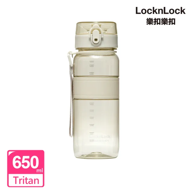 【LocknLock 樂扣樂扣】買一送一-Tritan優質彈蓋提帶水壺1000+650ml(4款任選)