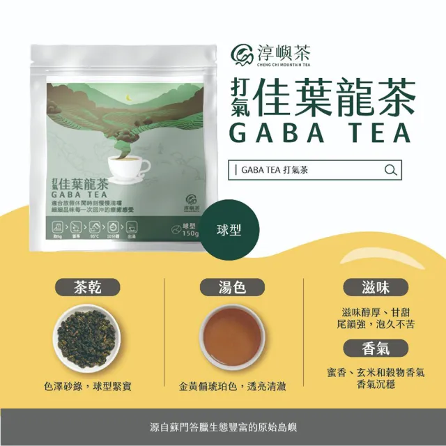 【淳嶼茶】GABA佳葉龍茶葉組合250g(球型/條朵型)