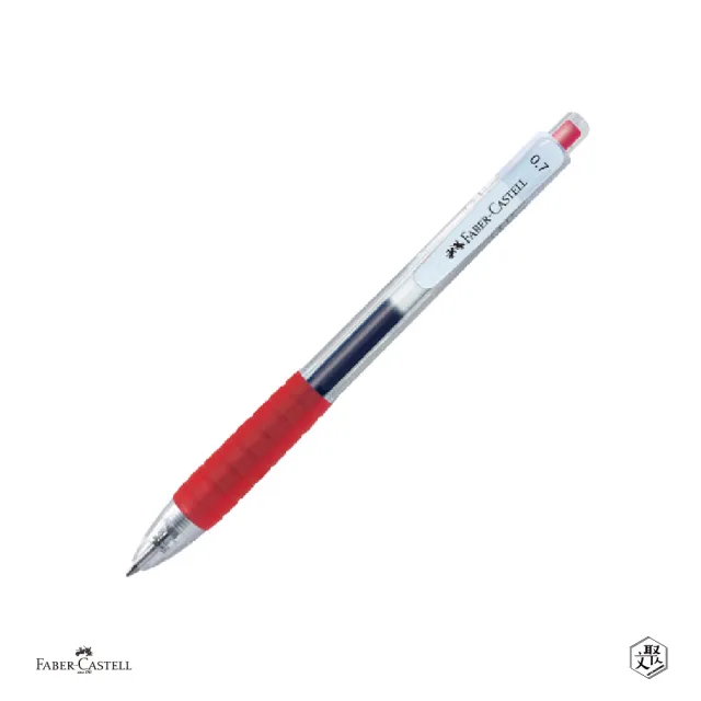 【Faber-Castell】Faber-Castell 超威度速乾筆0.7mm/紅(原廠正貨)