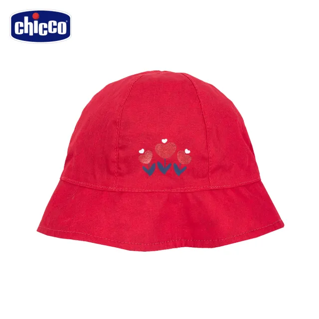 【Chicco】24SS-鬱金香花園-滿版鬱金香雙面帽