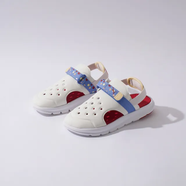 【PUMA】Evolve Sandal SC AC PS 童鞋 中童 白色 洞洞鞋 涼鞋 39564601