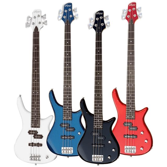 【SUPER】HB-026 Ibanez型PJ-四色任選 嚴選入門電貝斯-超值5好禮/贈Blackstar 3m 導線(入門電貝斯)