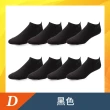 【sNug 給足呵護】8雙組時尚船型除臭襪(不脫落/低筒/船型襪/時尚船襪/10秒除臭襪)