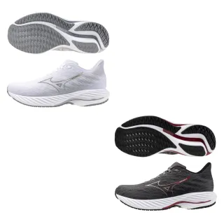 【MIZUNO 美津濃】WAVE RIDER 28 男款慢跑鞋 J1GC240304 J1GC240305(慢跑鞋)