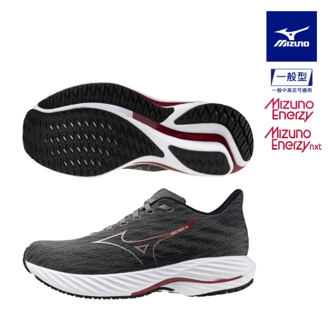 【MIZUNO 美津濃】WAVE RIDER 28 男款慢跑鞋 J1GC240304 J1GC240305(慢跑鞋)