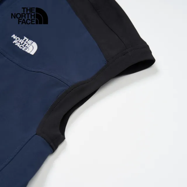 【The North Face】北面UE女款藍色防潑水舒適可收腰長裙｜8A7H8K2