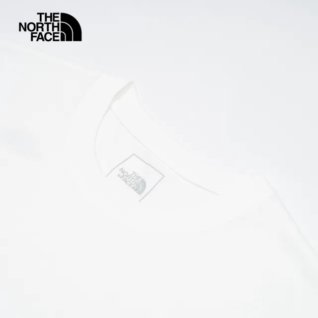 【The North Face】北面男款白色吸濕排汗短袖T恤｜89QVFN4