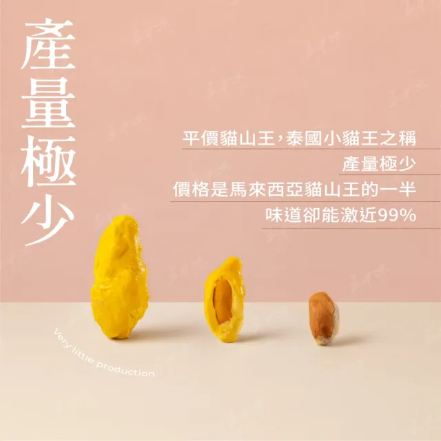 【黑貓嚴選】五甲木 泰國貓山王榴槤2盒(250g/盒)