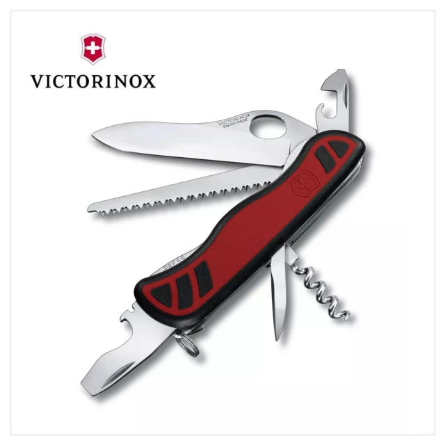 VICTORINOX 瑞士維氏 Forester M GRIP 111mm/10用/紅黑(0.8361.MC)