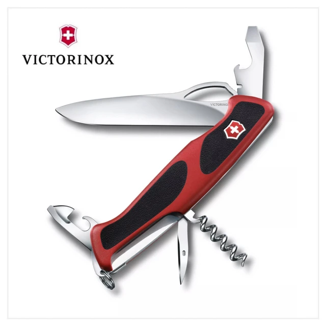 VICTORINOX 瑞士維氏 RangerGrip 61 130mm/11用/紅黑(0.9553.MC)