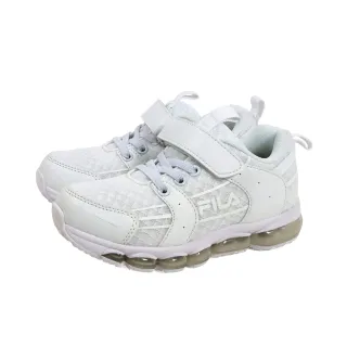 【FILA】FILA 氣墊運動鞋 慢跑鞋 白色 童鞋 3-J406Y-111 no280