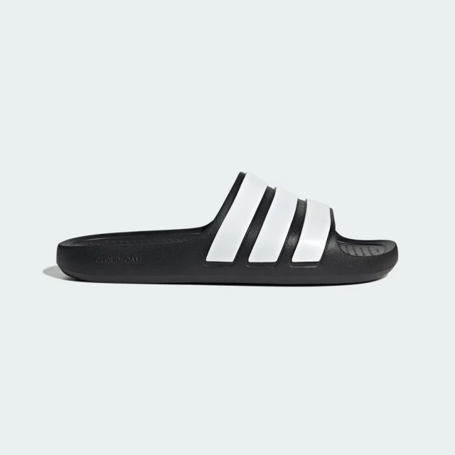 adidas 愛迪達 Adilette Flow 男女 涼拖鞋 運動 休閒 套穿式 穩定 防滑 黑白(IF4134)