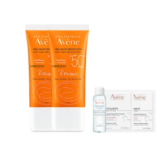 【Avene 雅漾官方直營】亮顏防曬乳SPF50+ 30ml-2入(抗UV/潤色素顏霜)(防曬/防曬乳)