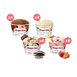 【Haagen-Dazs 哈根達斯】超人氣經典75ml迷你杯18入組(超級熱賣 必買推薦)