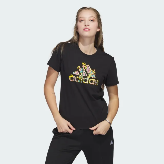 【adidas 官方旗艦】精選短袖上衣 男女款(共9款)