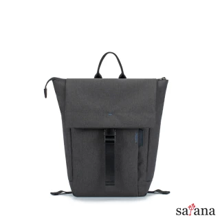 【satana】Fresh 青職人俐落率性後背包/輕量後背包/折疊後背包/旅行包(石墨黑)