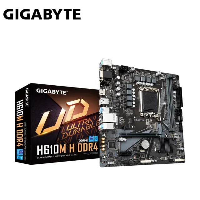 【GIGABYTE 技嘉】【GIGABYTE 技嘉】H610M H DDR4 INTEL主機板