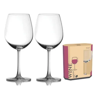 【Ocean】麥德遜波爾多紅酒杯 600ml 2入禮盒組(紅酒杯)
