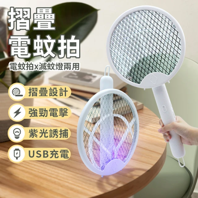 zushiang 日象 USB充電式二合一紫光誘蚊燈拍(ZS