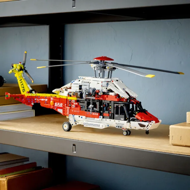 【LEGO 樂高】科技系列 42145 Airbus H175 Rescue Helicopter(飛機玩具 直升機)