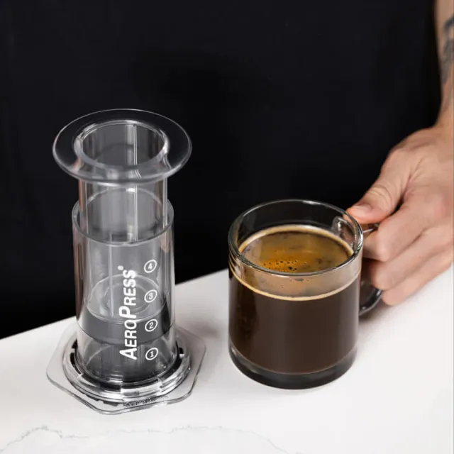 【AEROPRESS】AeroPress Clear ｜美國愛樂壓 透明版(美國製/Tritan材質)