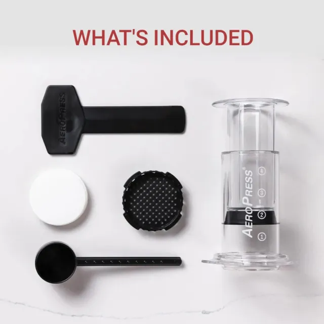 【AEROPRESS】AeroPress Clear ｜美國愛樂壓 透明版(美國製/Tritan材質)