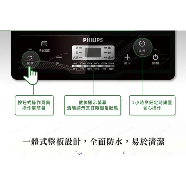 【Philips 飛利浦】智慧變頻電磁爐(HD4924)