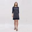 【NAUTICA】女裝 條紋舒適休閒洋裝(藍白色)