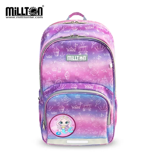 【Millton】20L 軍規雙軸護脊書包 共10色(Frii自由精選 小一至小三/適用身高100-140cm)