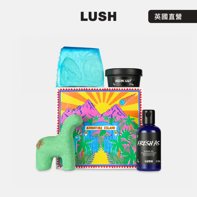 LUSH 嵐舒 荒島歷險禮盒(玫瑰/清新/檸檬草/鳶尾花)