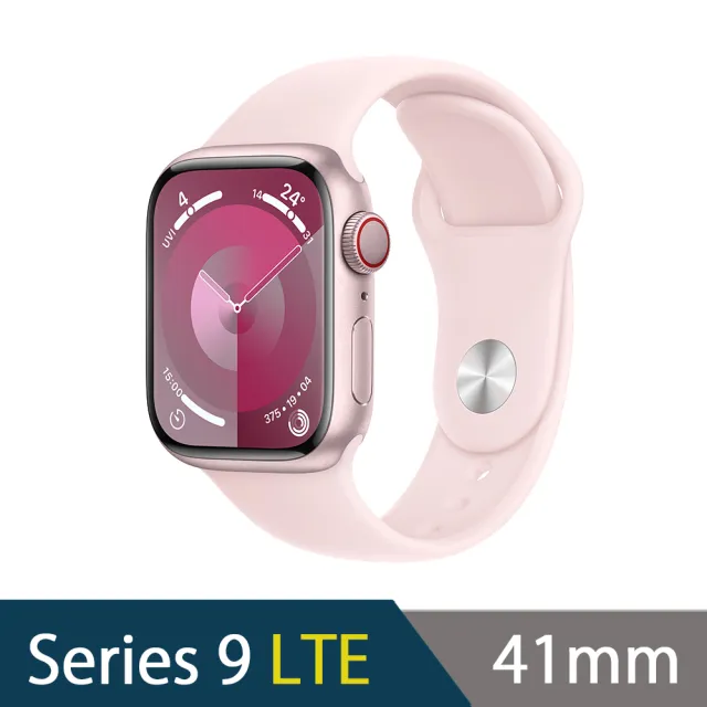 金屬錶帶組【Apple】Apple Watch S9 LTE 41mm(鋁金屬錶殼搭配運動型錶帶)