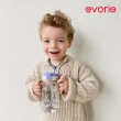 【Evorie】Tritan 200mL+300mL雙色學飲吸管水杯組(總代理公司貨)