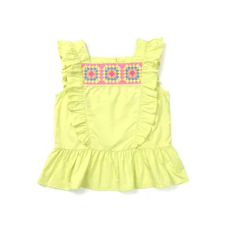 【lulabee】童裝-夏季花紋方領衫